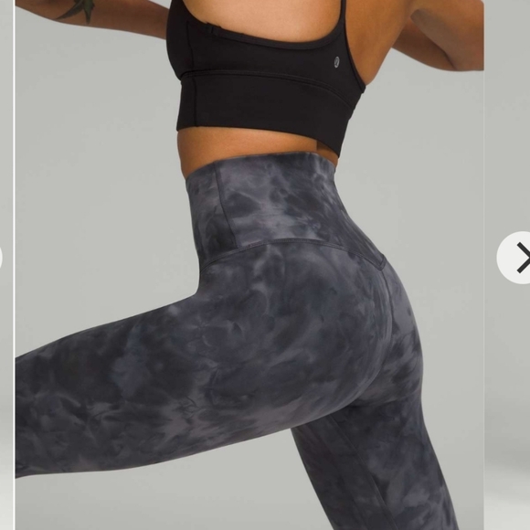 Lululemon Align High-Rise Crop 21" Sz 8 Diamond Dye Grey - Picture 3 of 12